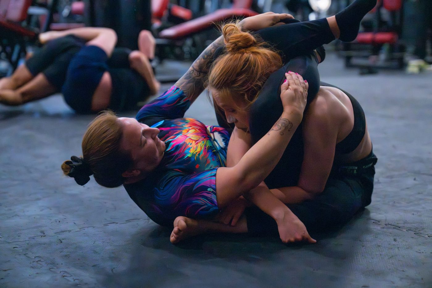 Women's Jiu-Jitsu class training at Zilla